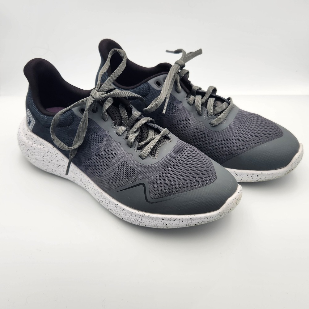 Womens Footjoy FJ Flex 7.5 M Grey Leopard Charcoal Spikeless Golf Shoes 95769